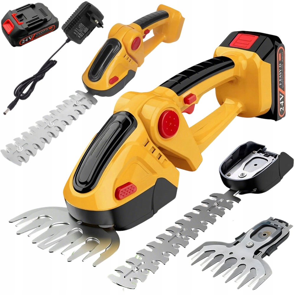 Akumulátorové Nůžky Na Stříhání Živého Plotu Trávy Keřů 500W Sada