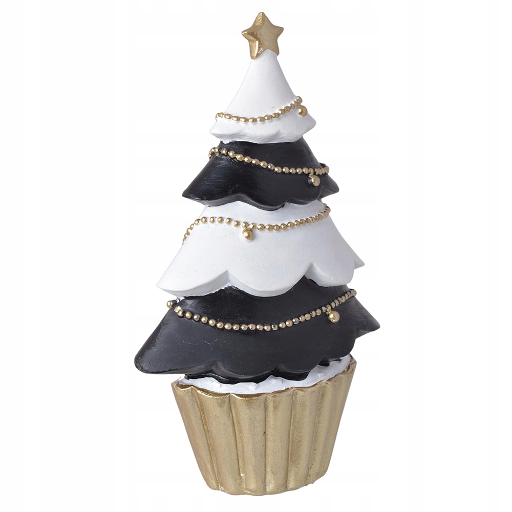 CHOINKA BIAŁO-CZARNA MIX 2 WZORY MAŁA BN