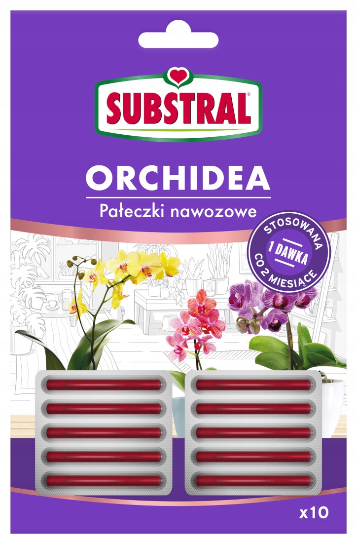 

Substral Nawóz do storczyków orchidei pałeczki 10