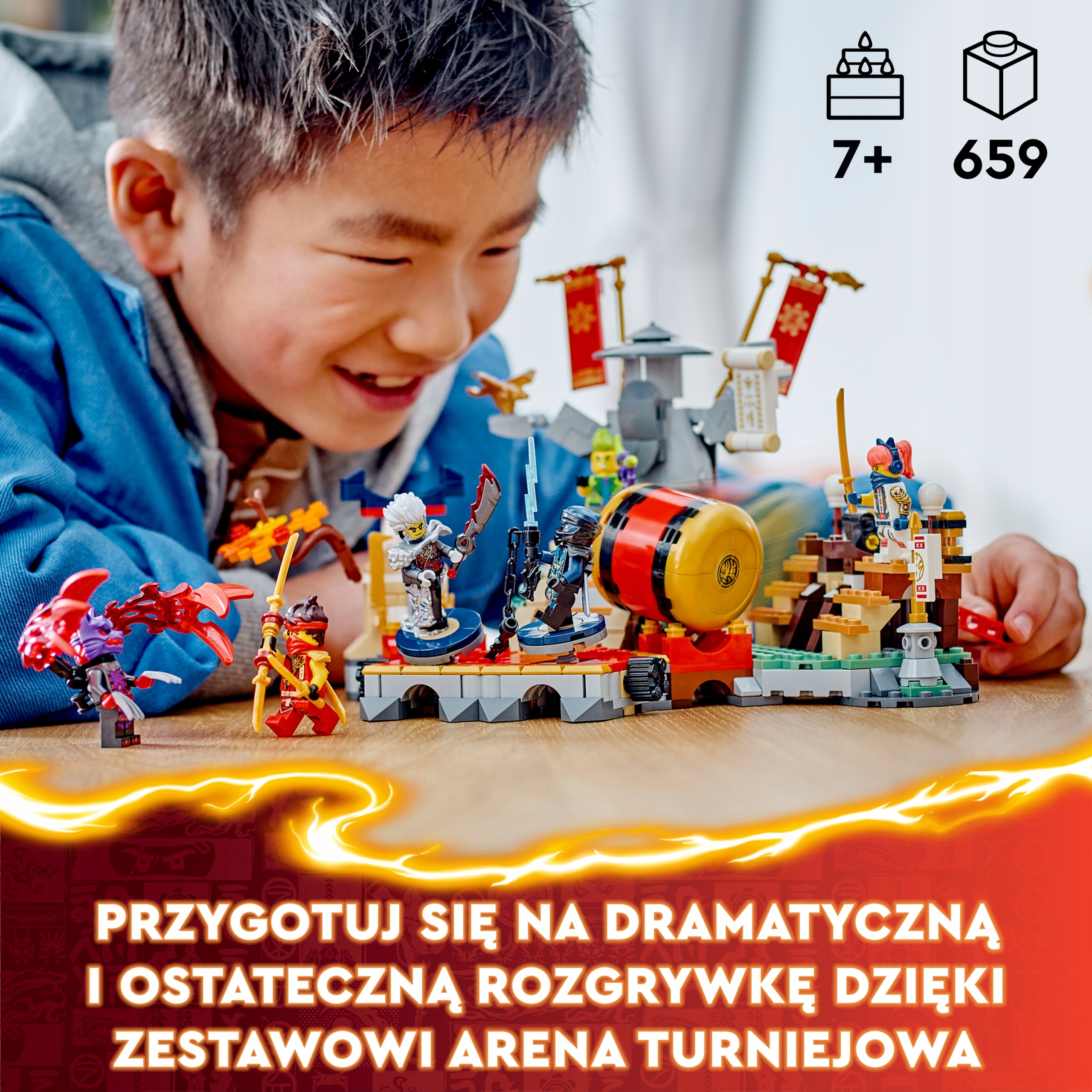 LEGO NINJAGO Arena turniejowa 71818 Marka LEGO