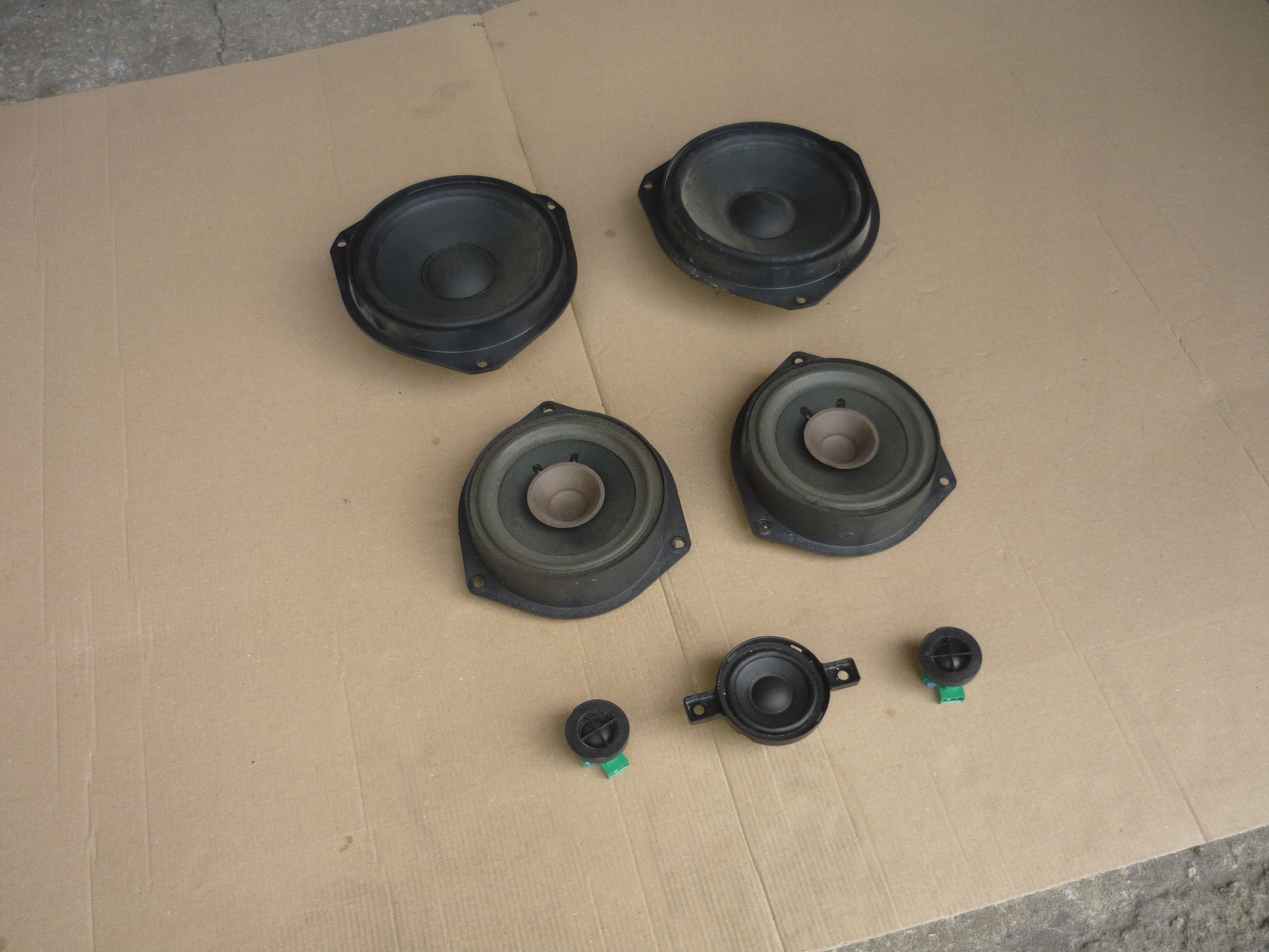 KOMPLET GŁOŚNIKÓW PRZÓD + TYŁ OPEL ZAFIRA B ASTRA H 7 ELEMENTÓW