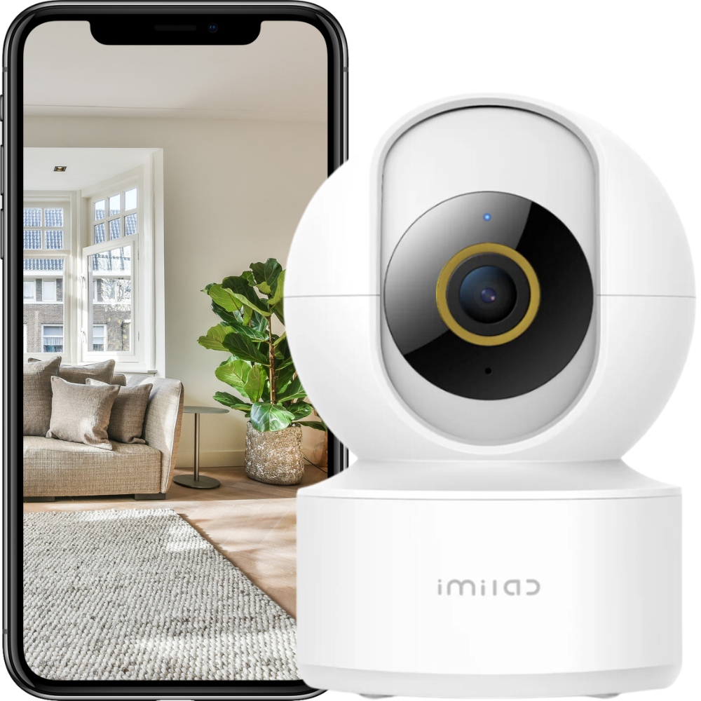 Kamera Wewnętrzna Wifi Ip 3K Smart 360 Detekcja Ruchu Twarzy Aplikacja