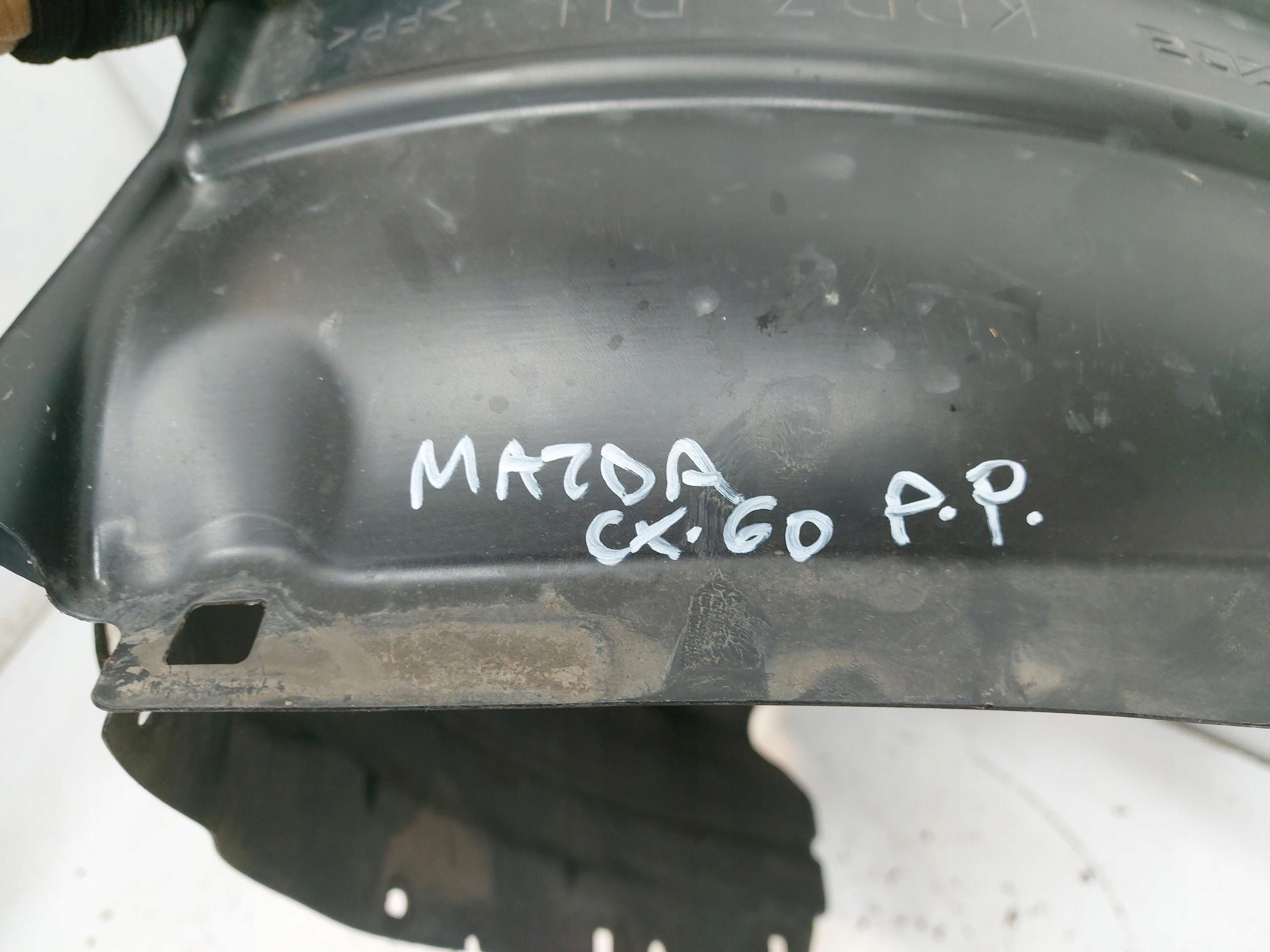 Mazda CX60 PHEV mudguard right front