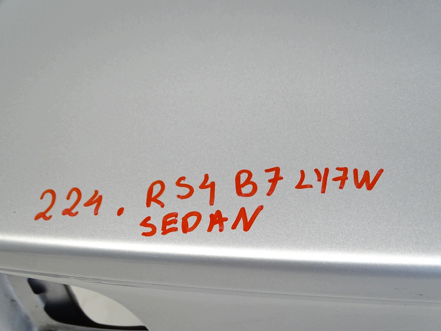 trunk door boot rear part rear AUDI RS4 B7 sedan LY7W