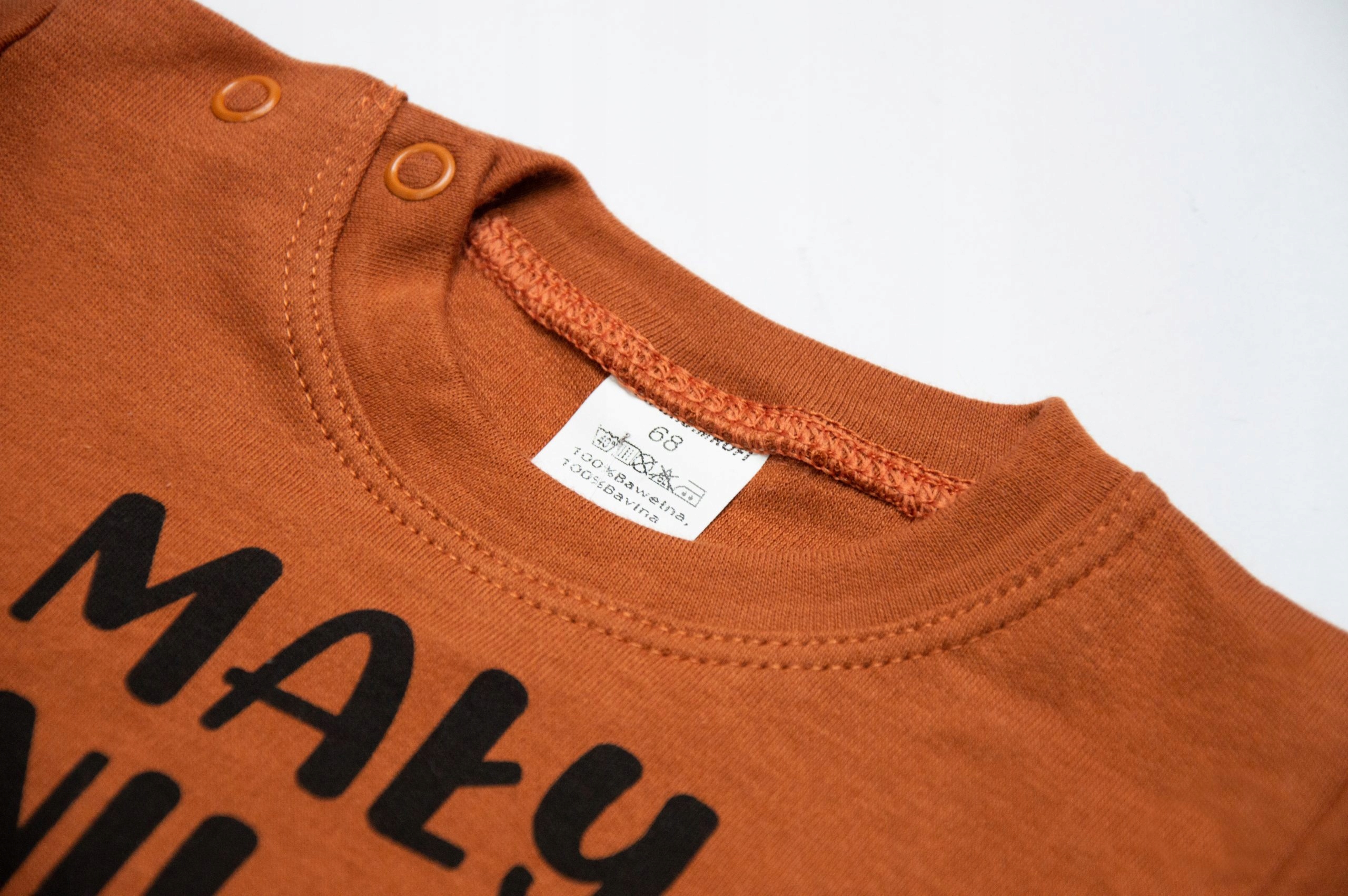 BODY długi rękaw MAŁY LENIWIEC 104 bawełna Mrofi Płeć chłopcy dziewczynki