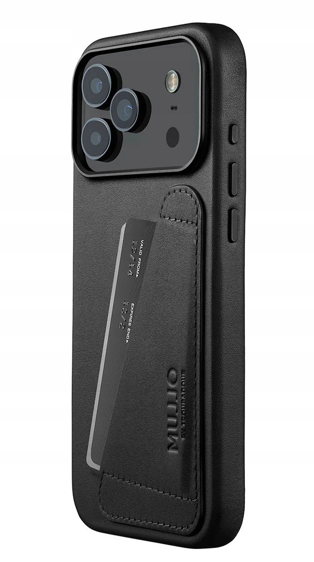 kryt pouzdro Mujjo Wallet Leather MagSafe pro iPhone 17 Pro Max