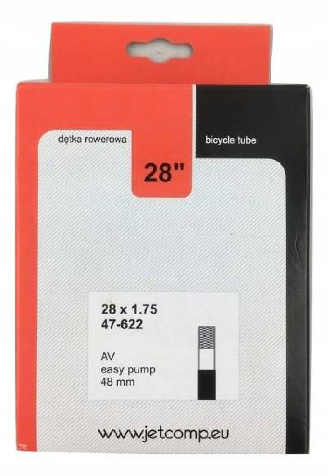 

Dętka Rowerowa Jet 28x1.75 Av 48mm