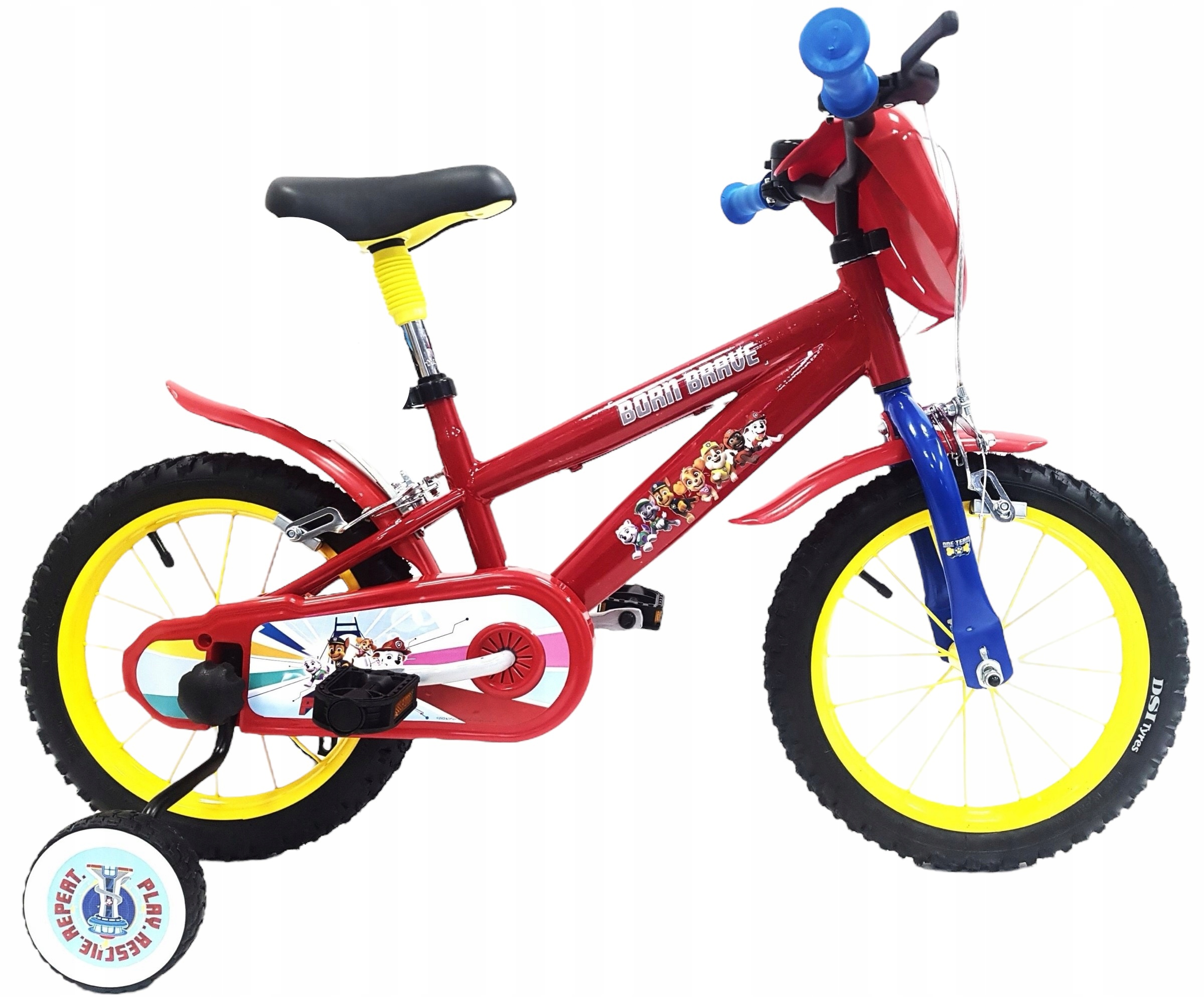 Rower dziecięcy Psi Patrol Paw 12'' Czerwony