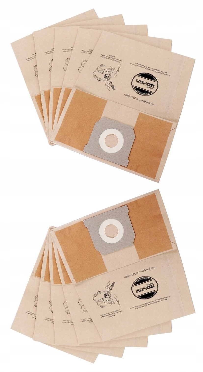 10x Worek do odkurzacza Profi 5 Profi 6