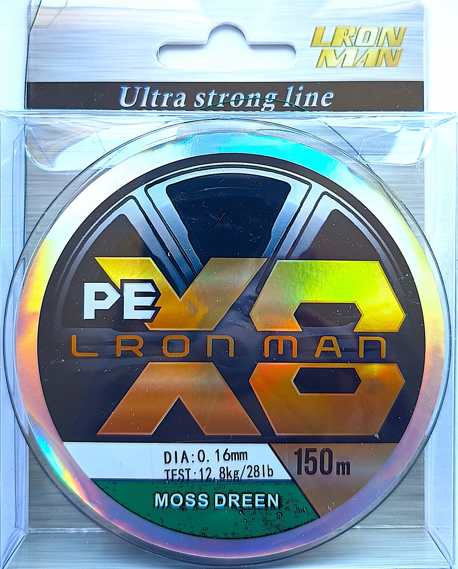 Plecionka Lron Man Pe X8 0,16 mm 12,8 kg 150 m