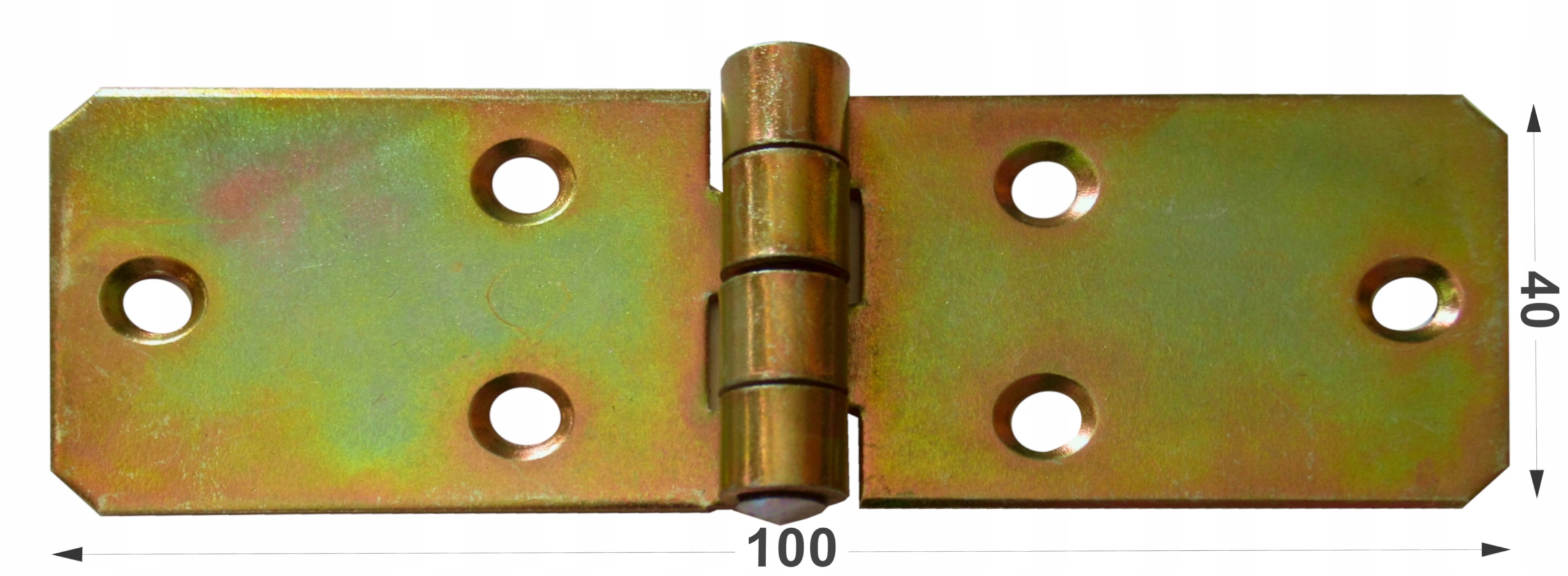 ZAWIAS BUDOWLANY SPLATANY DO DRZWI 40 x 100 OCYNK Kod producenta zb40100