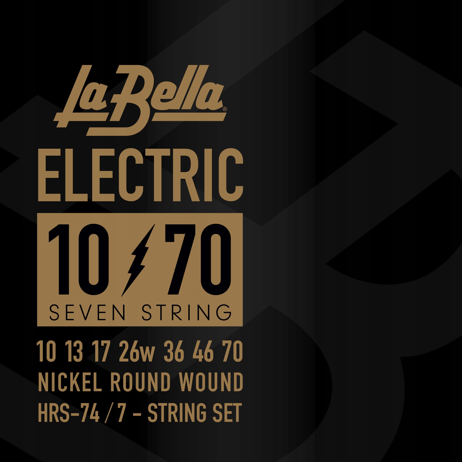 Struny do gitary elektrycznej La Bella Electric 10-70 7-str HRS-74