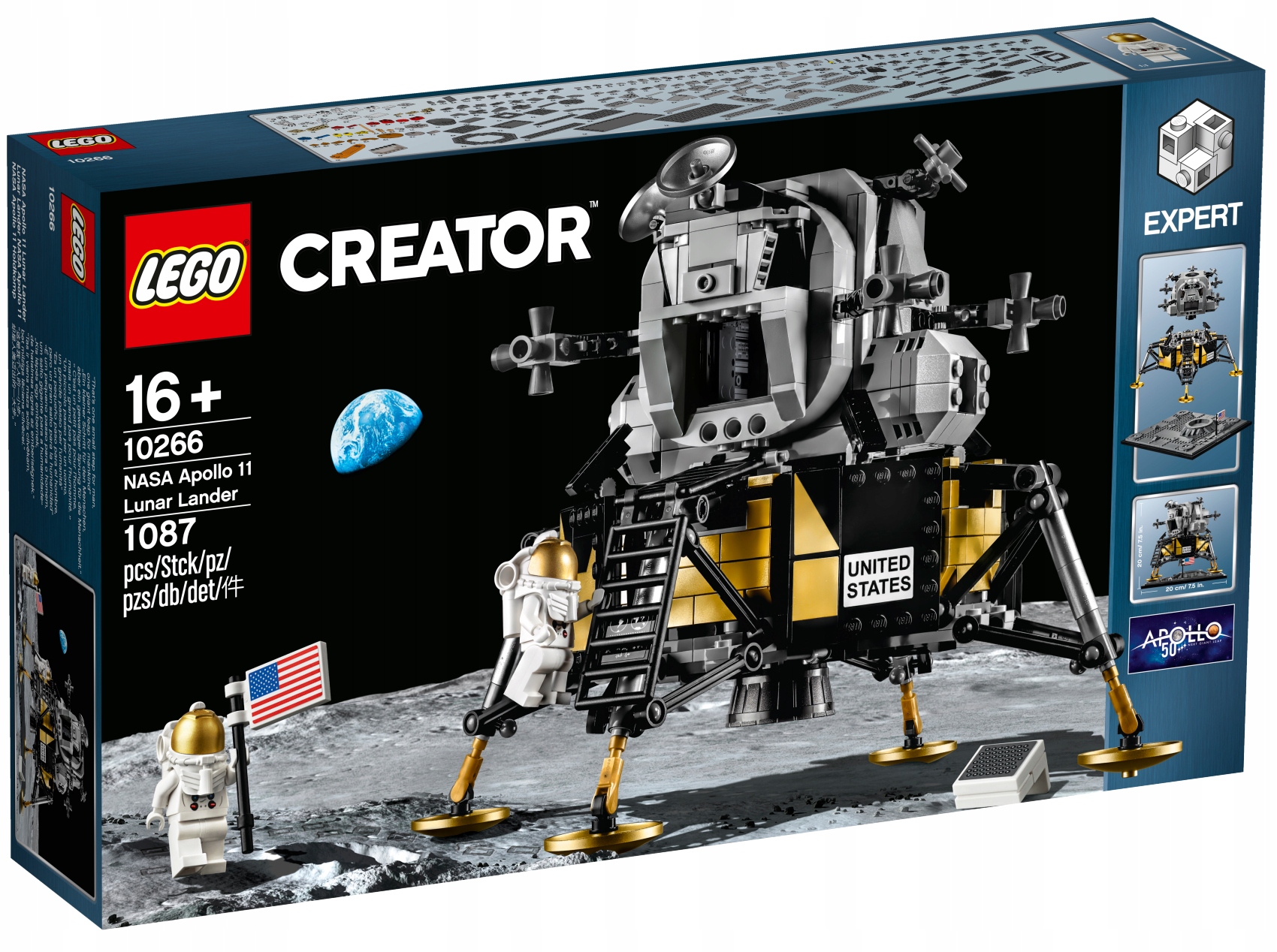 

Lego Creator Expert Lądownik Apollo 11 Nasa 10266