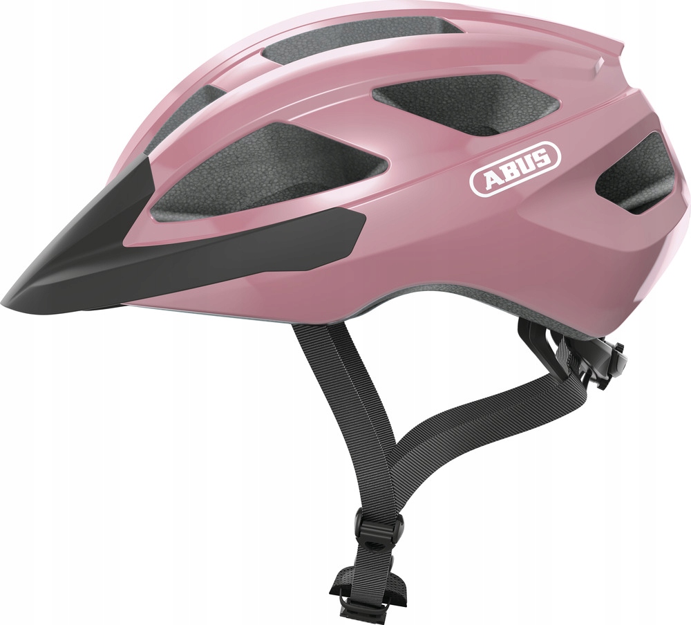Abus Macator Kask Rowerowy shiny rose S