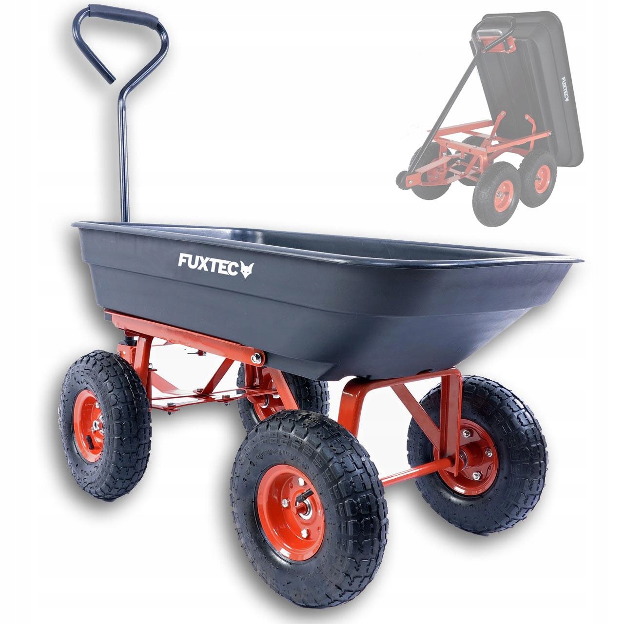 Тележка садовая тачка до 300 кг FUXTEC