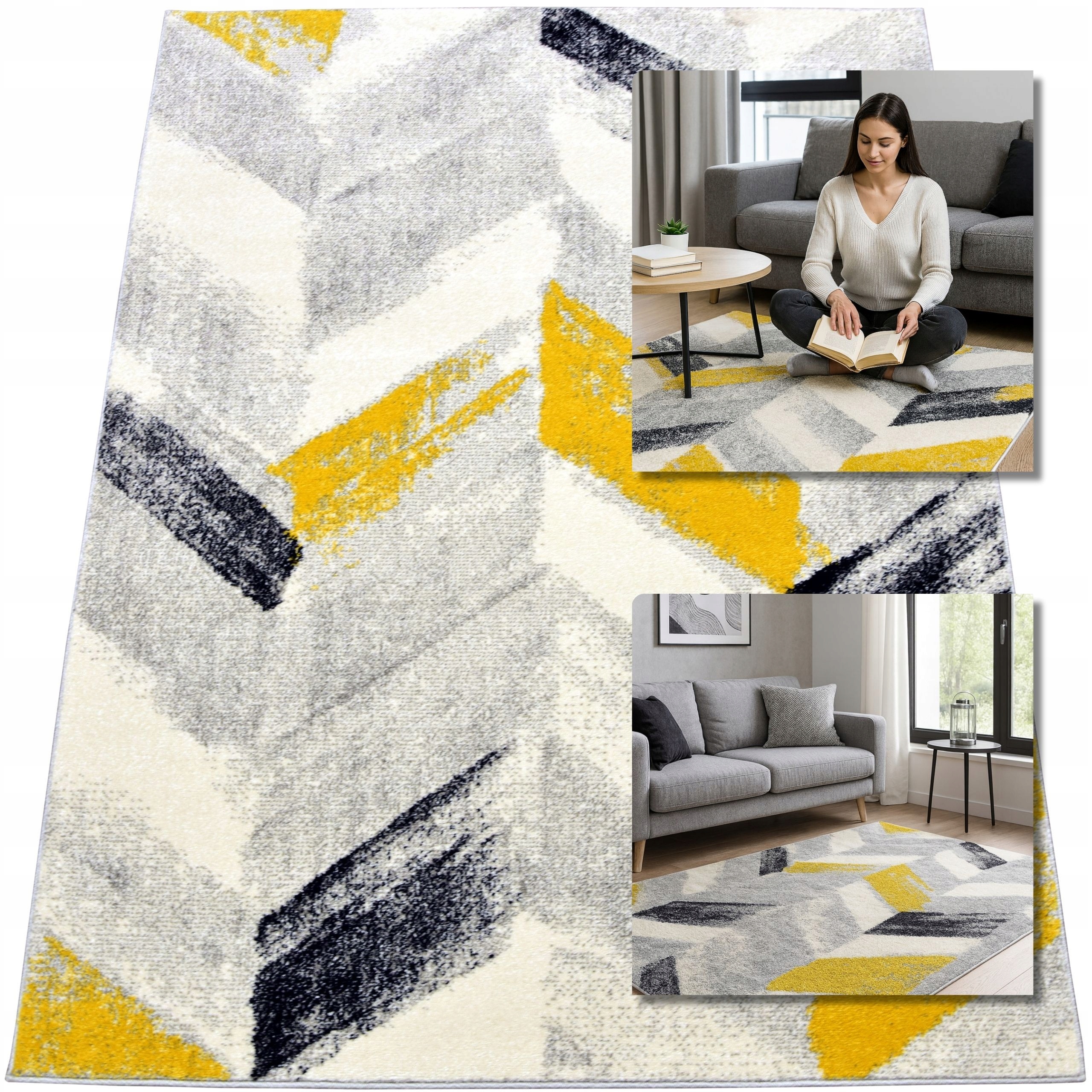 Moderní Koberec Módní Jedle Koberce Do Obývacího Pokoje Adventure 15 mm 160 x 230