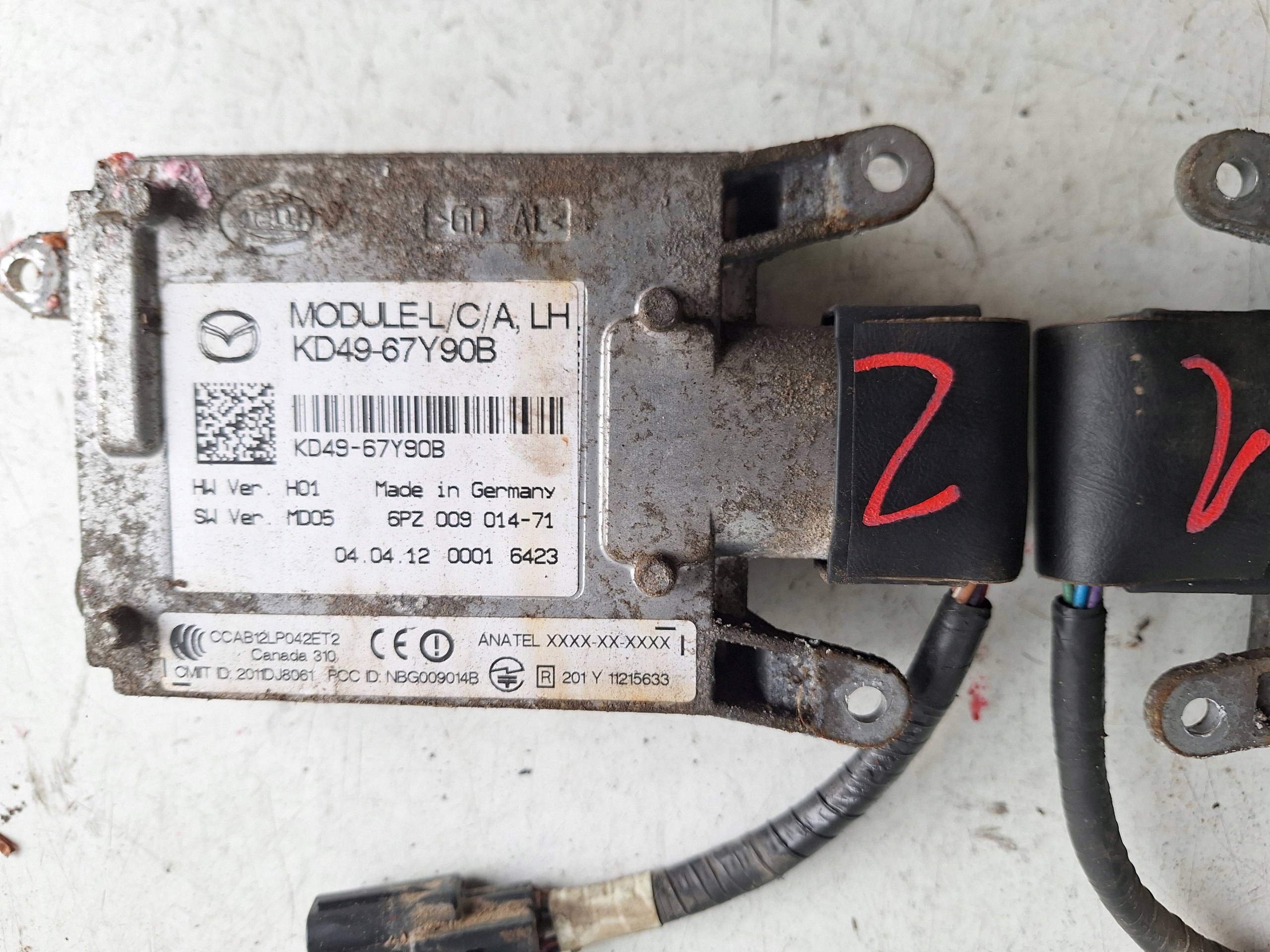 mazda 11-14 ассистент полосы KD49-67Y80B