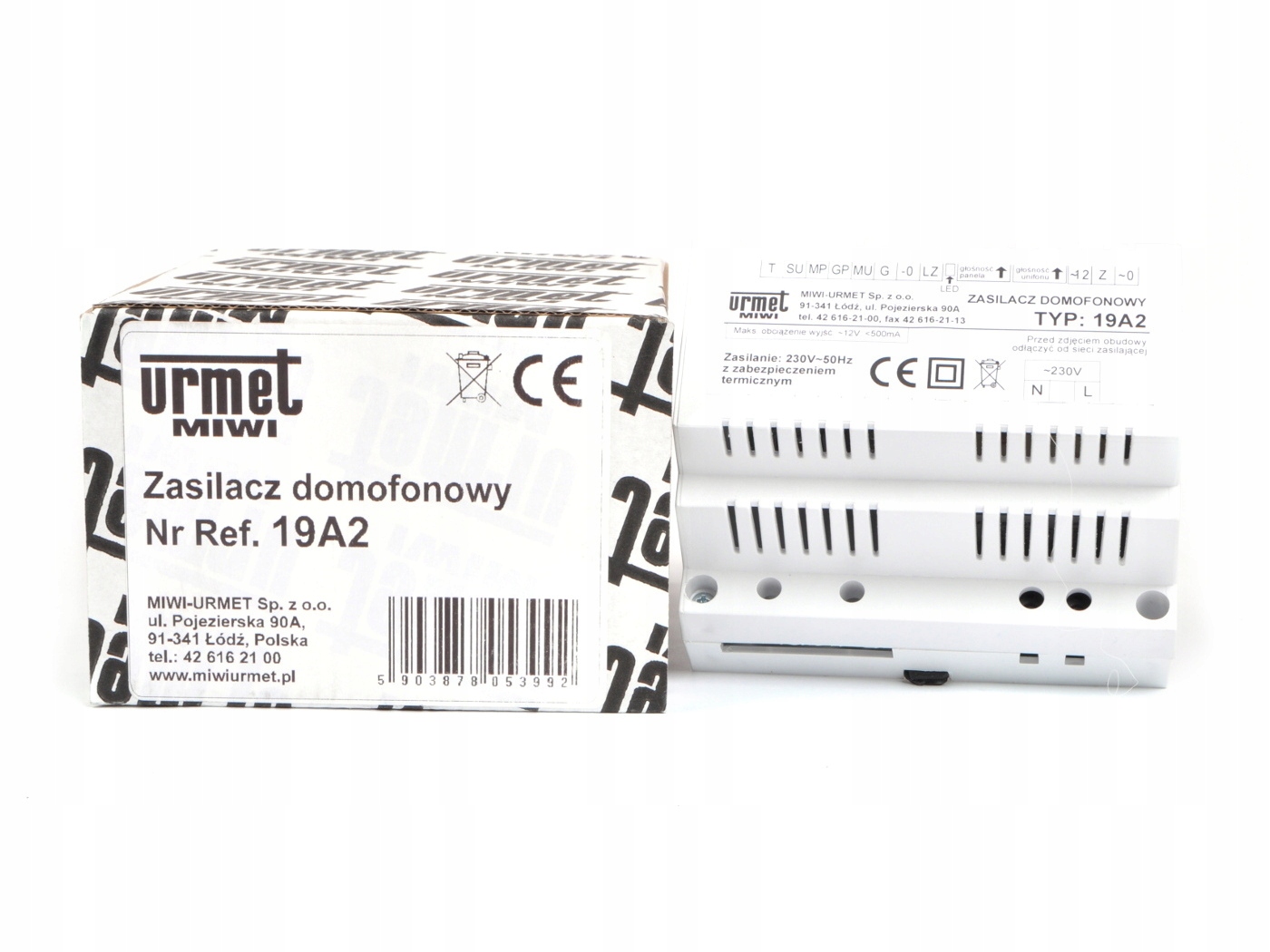 Zasilacz do domofonu analogowego 4+n URMET 19A2