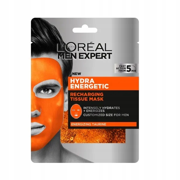 

Men Expert Hydra Energetic Recharging Tissue Mask