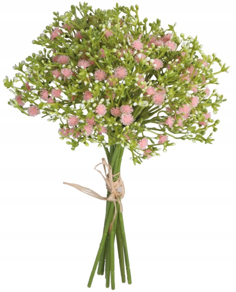 SZTUCZNE KWIATY ROŚLINY GAŁĄZKI BUKIET KWIATÓW GIPSÓWKA Wysokość maksymalna 32 cm