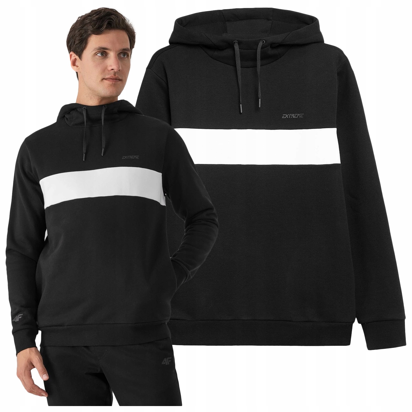 

Bluza z Kapturem męska 4F Dresowa BLM016 S