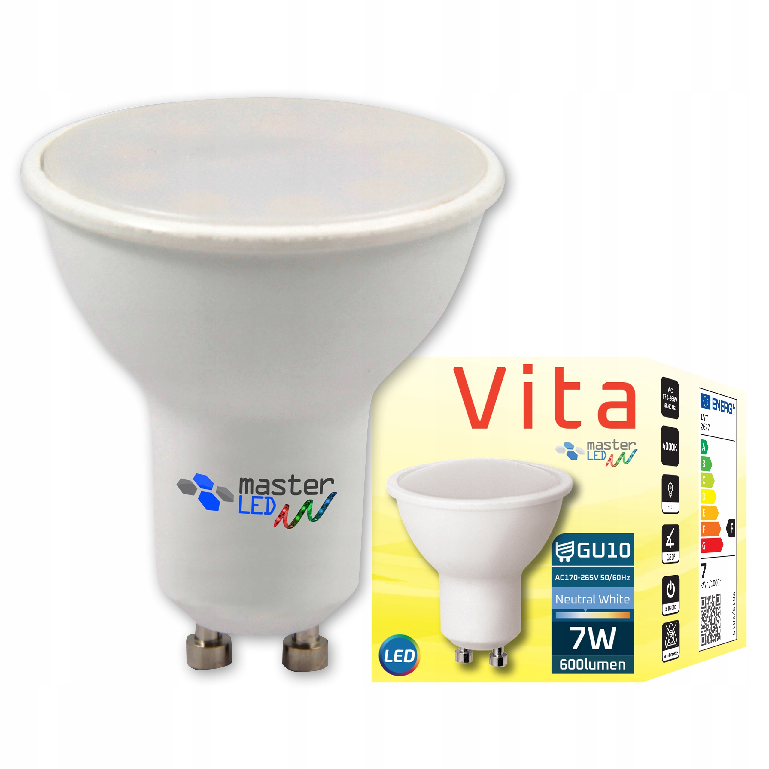

Żarówka Led Halogenowa GU10 2835 7W 230V 3 Barwy