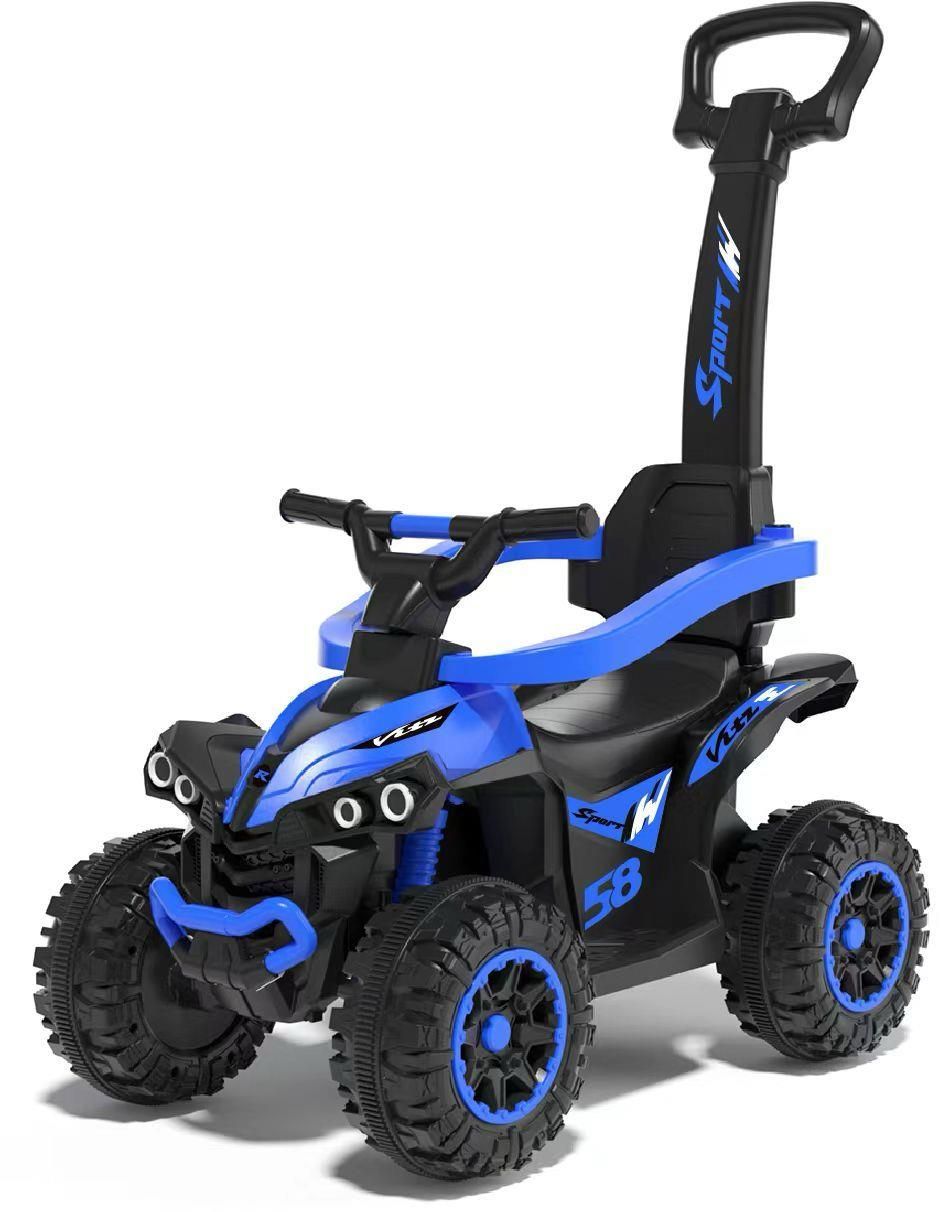 Jeździk dla dziecka pchacz Quad Baby Mix Rączka prawadzenia interaktywny