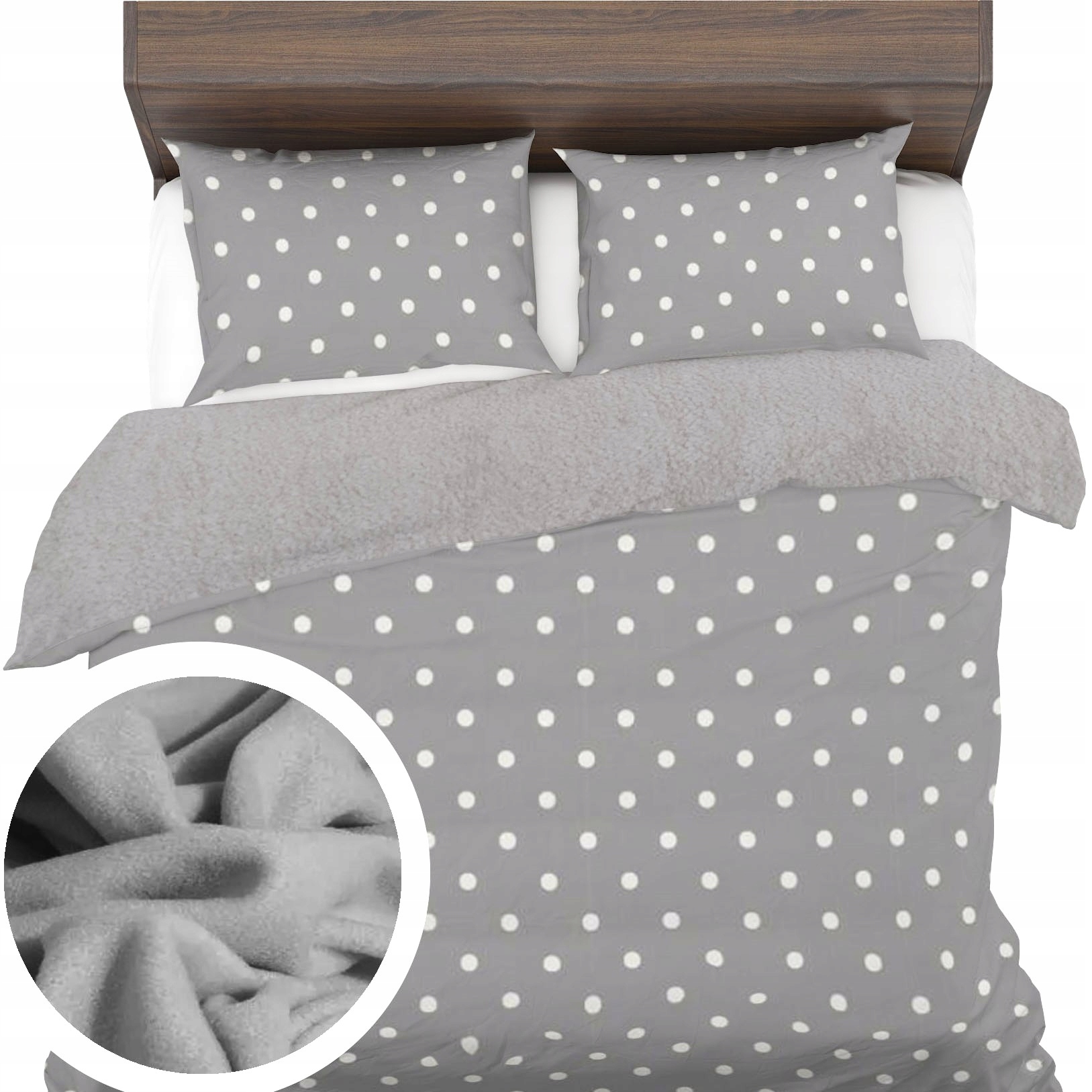 Izolované Povlečení 160x200+1x70x80 Fleece Bavlna Teplý zimní podzimní hrad