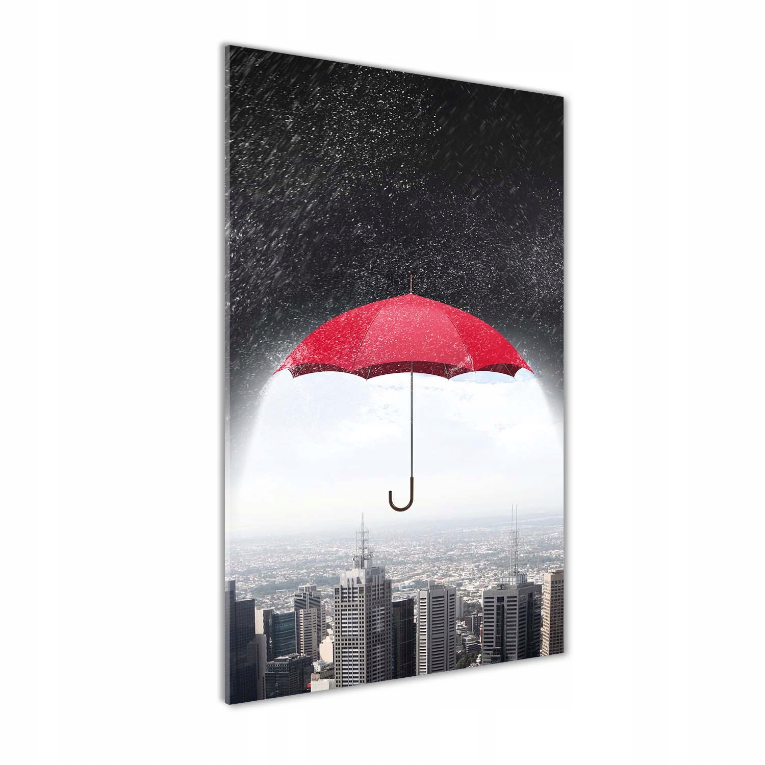 

Foto obraz akrylowy Parasol nad miastem 50x100cm