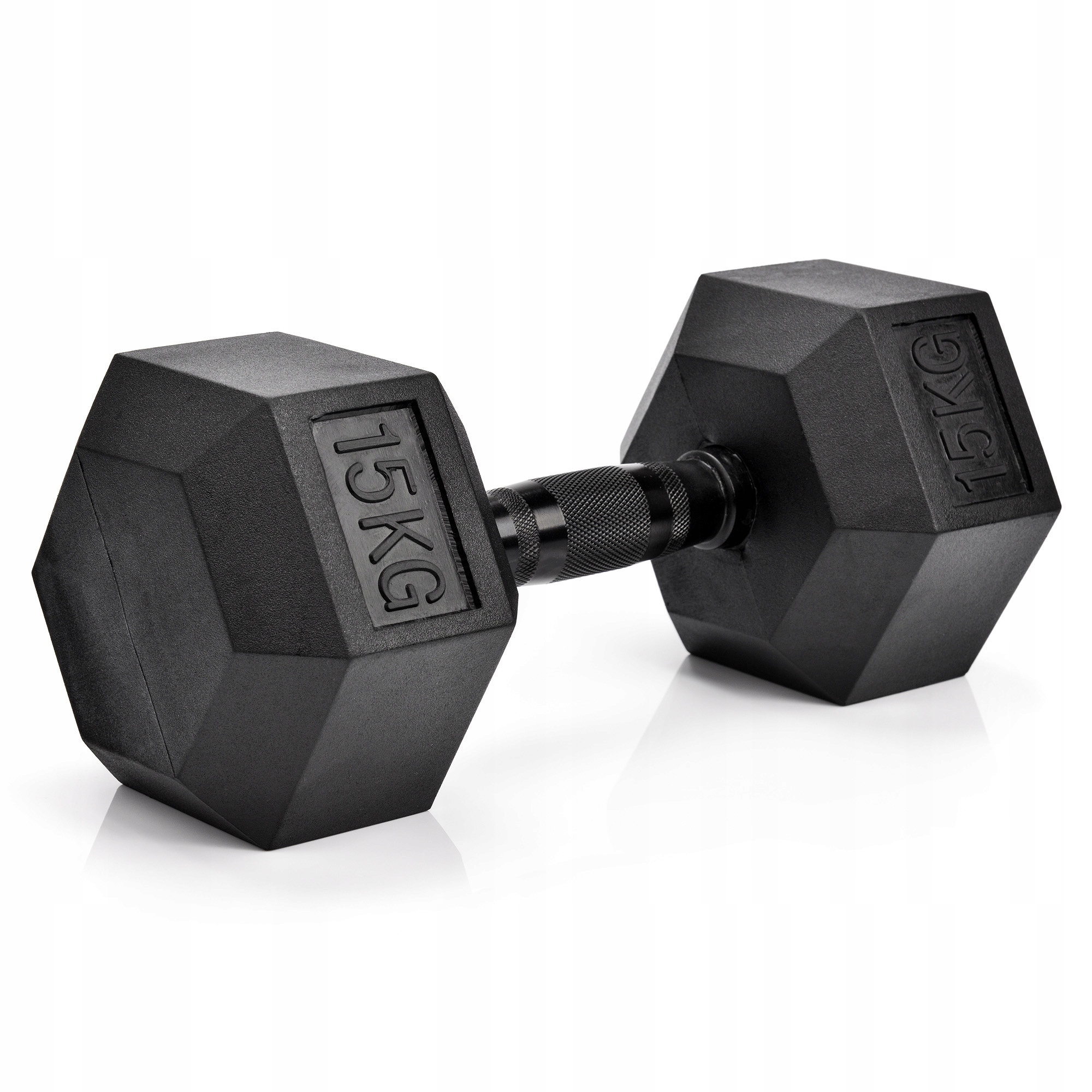 Hexagonální Činka Hex Litinová Činka 1x15 kg gumová univerzální