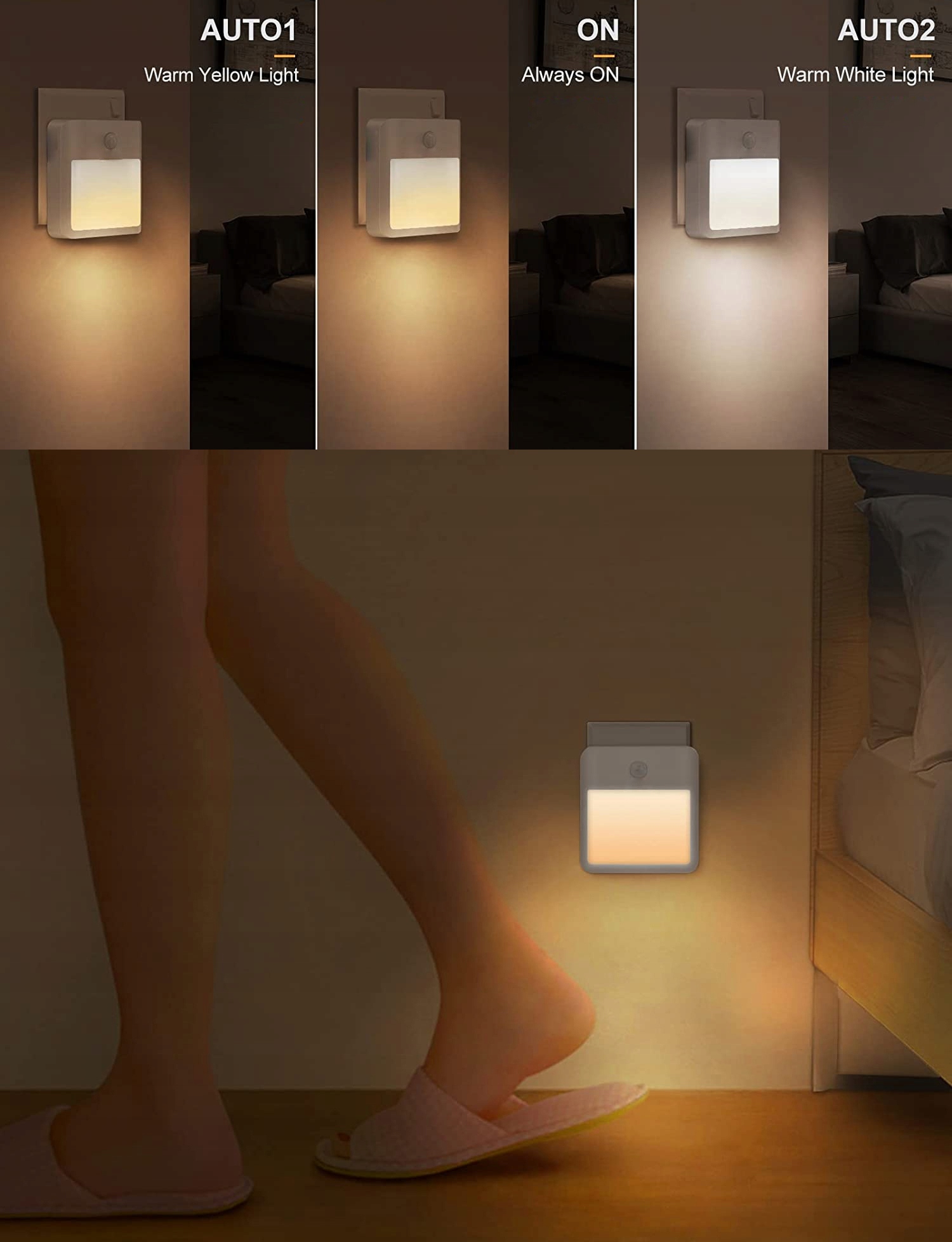 Nocna Lampka schody korytarz LED Czujnik Ruchu Marka blurr