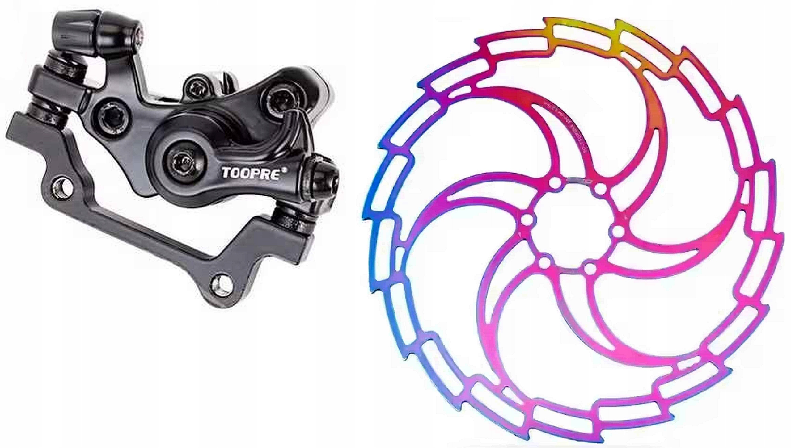 Toopre Mechanický brzdový třmen brzdový kotouč 160 mm 6 šroubů