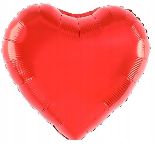 Balon Foliowy Czerwone Serce 45 cm Dekoracje