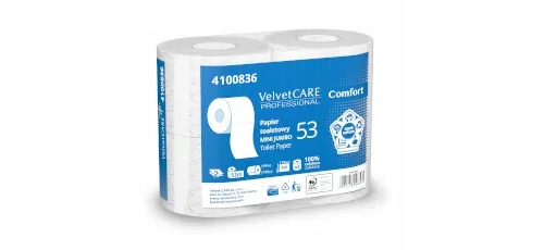 Velvet 410083 papier toaletowy mini jumbo 4szt 53m