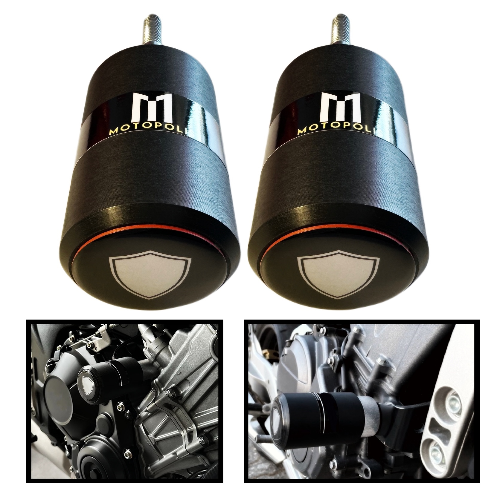 Crash Pady MotopoliS pre Yamaha R6 YZF-R6 1998-2002 Crashpady Slidery