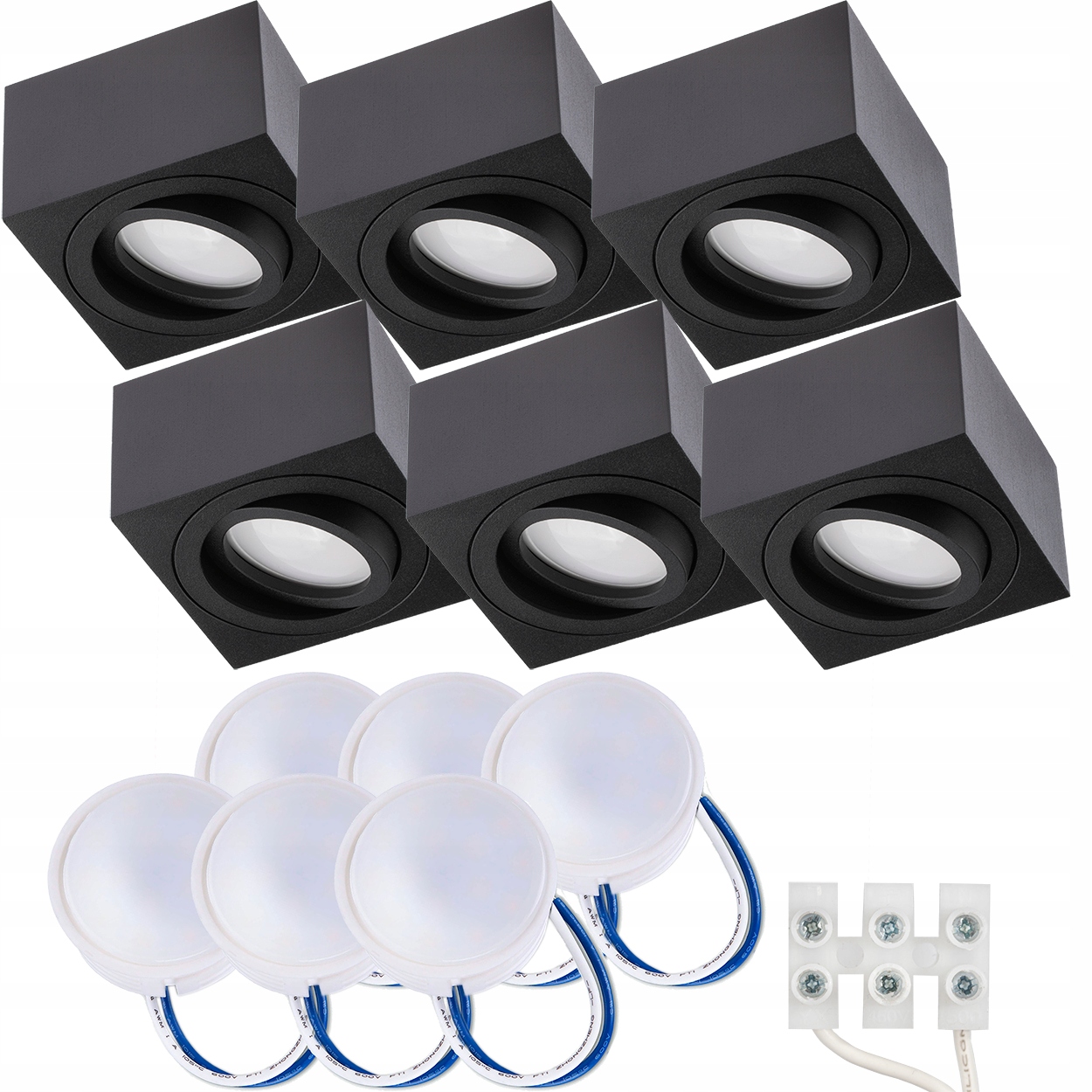 

6x Oprawa Natynkowa Halogenowa Tuba Led Led 7W