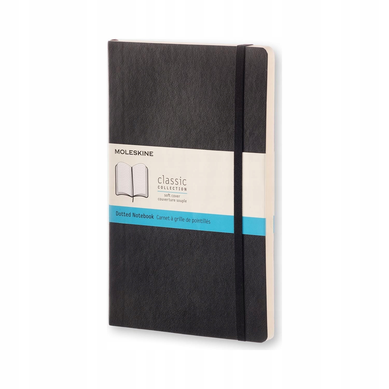 

Notatnik Moleskine Classic L kropki miękki czarny