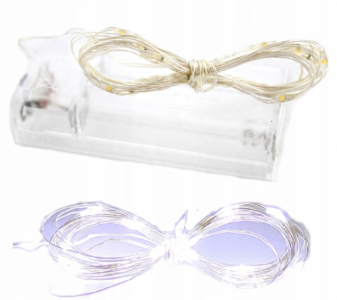 

Lampki na Druciku 30 Led Smd girlanda 3m Zimne B.