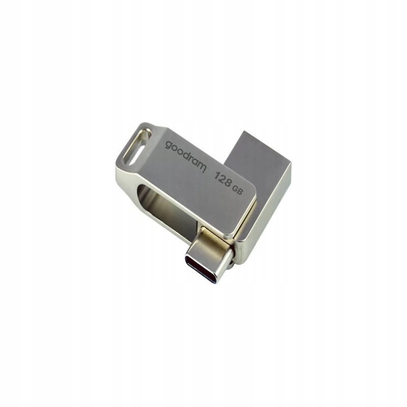 PenDrive 3.2 GOODRAM ODA3 SILVER 128GB TYPE-A + TYPE-C Kolor srebrny