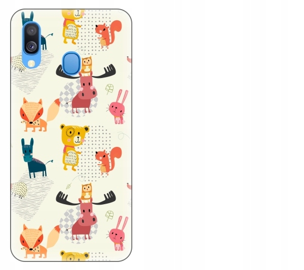

Etui pokrowiec Samsung Galaxy A40 Słodkie zwierząt
