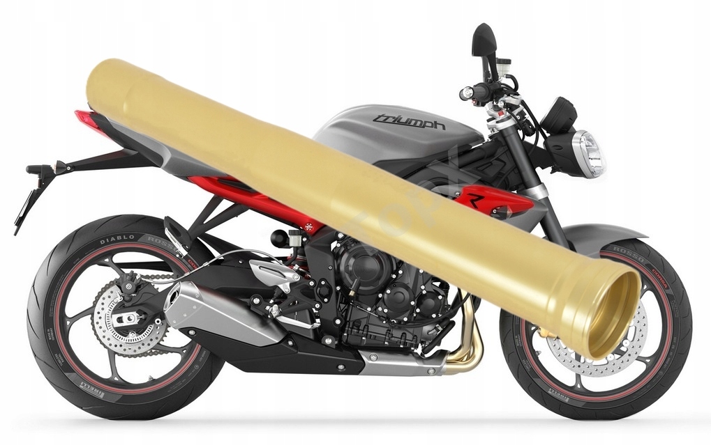 TopX Holení Trubka laga Odpružení Triumph Street Triple 675 13-16 1 Ks