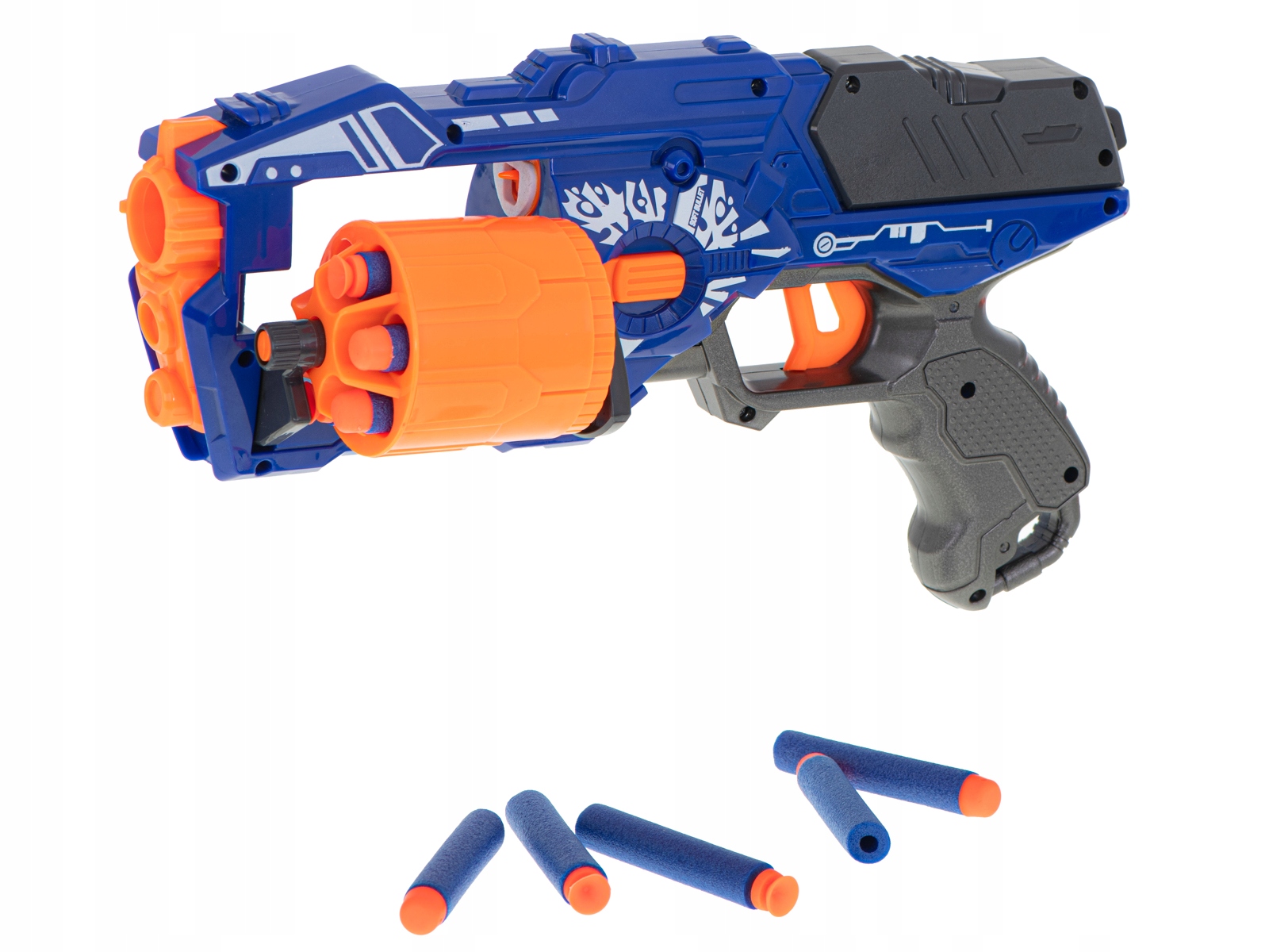 

Pistolet Bębenkowy Wyrzutnia Blaze Storm +strzałki