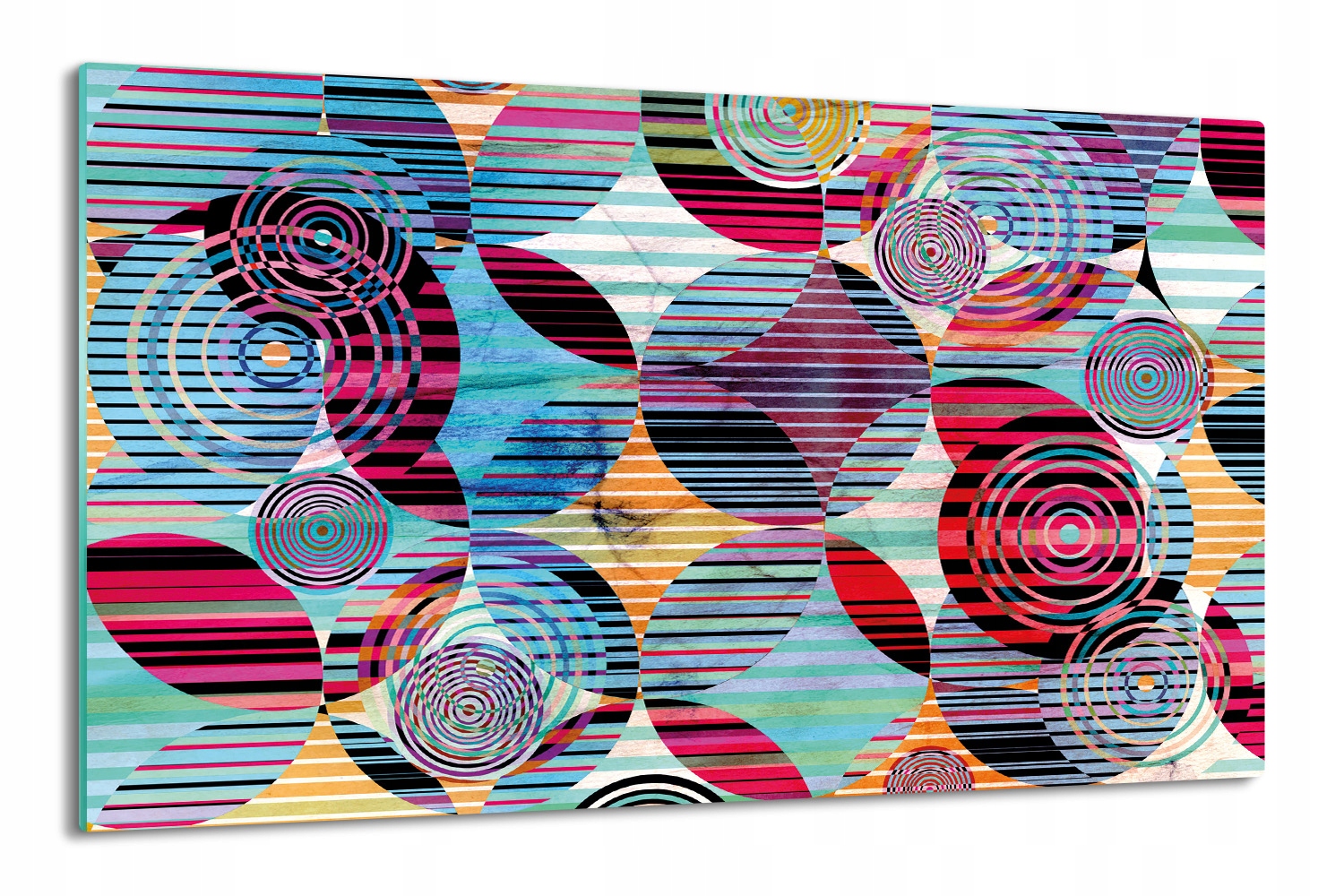 splashback deska 80x52 s fotografií Retro akvarelová kola