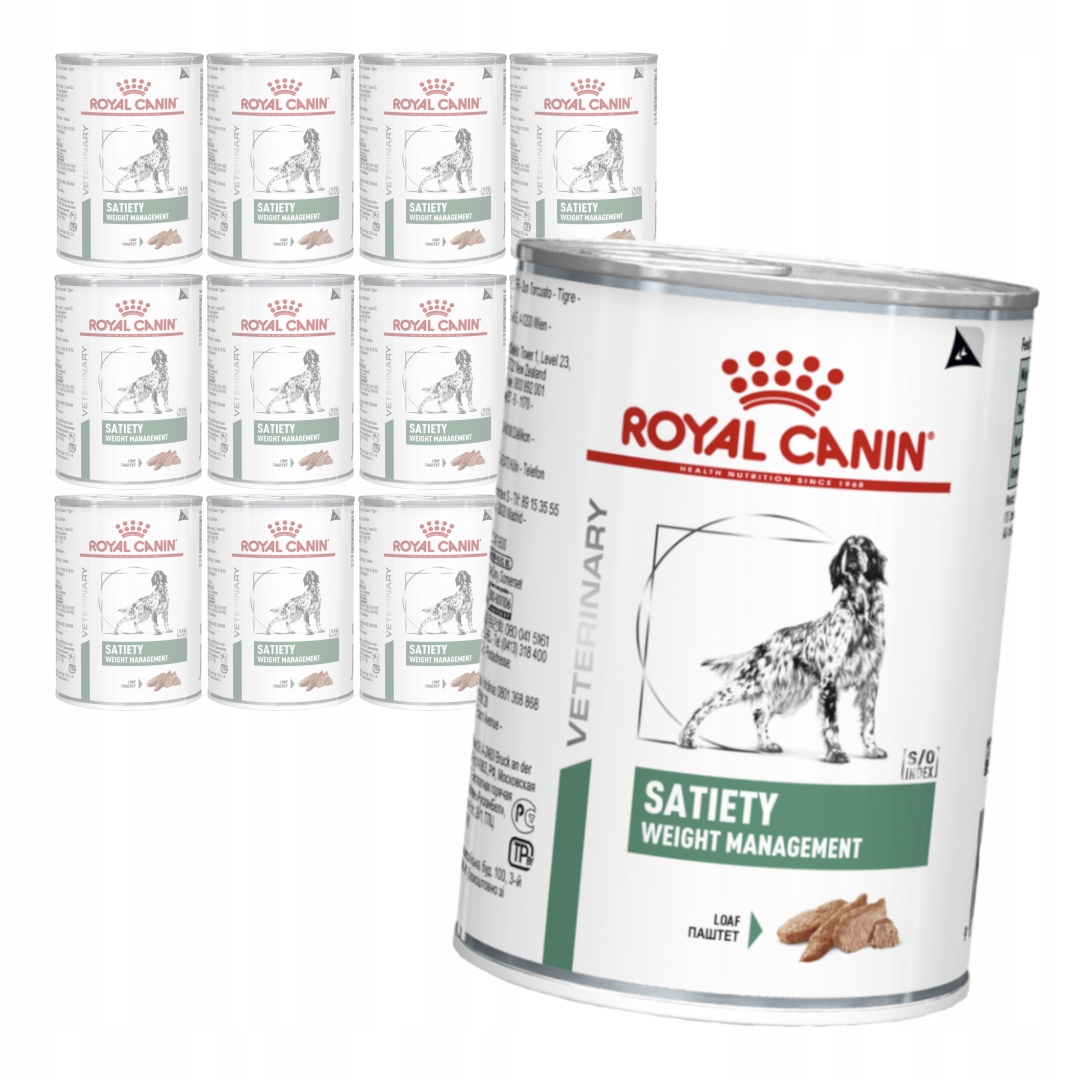 Levně Royal Canin Veterinary Satiety S/o 12x410g Krmivo Paštika pro psy s nadváhou