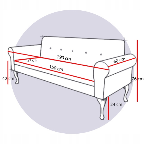 Sofa kanapa CASABLANCA eko skóra skaj do poczekalni biura Kolekcja SOFA CASABLANCA