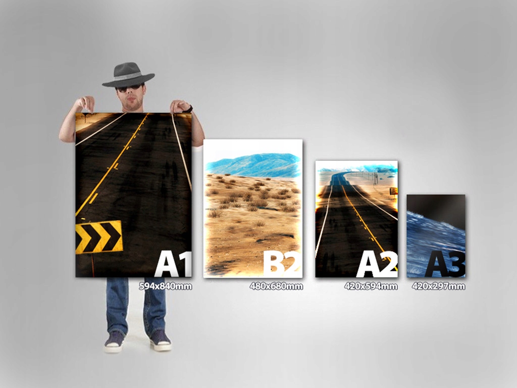 PLAKATY jednostronne A1 KREDA Błysk 130g - 150 sztuk Marka inny