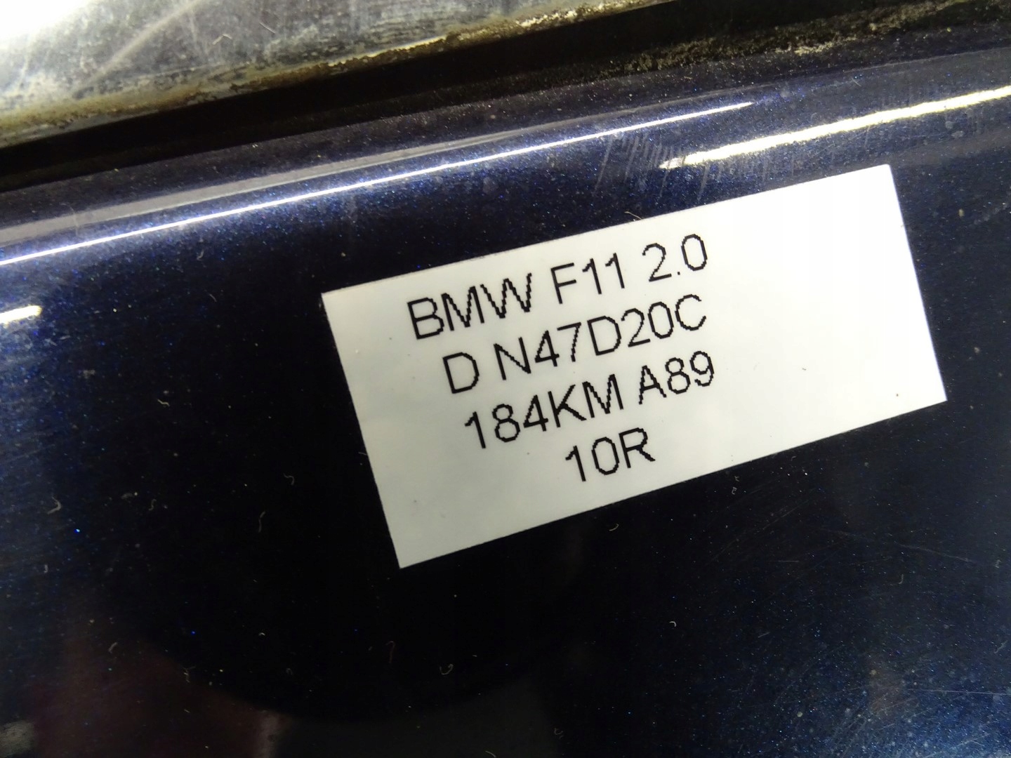 door left front left front BMW 5 F10 F11 A89 IMPERIALBLAU