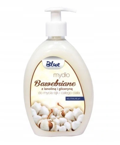 

Blue Mydło w płynie bawełna 500ml