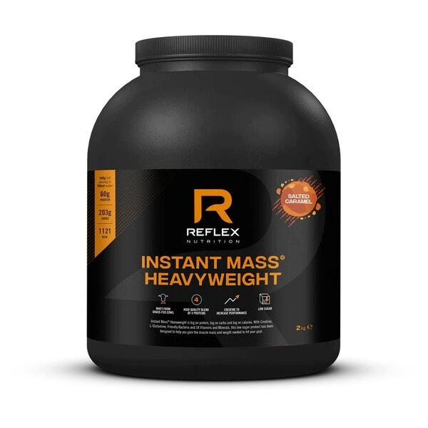 Reflex Nutrition Instant Mass Heavyweight, Slaný Karamel , 2000 g