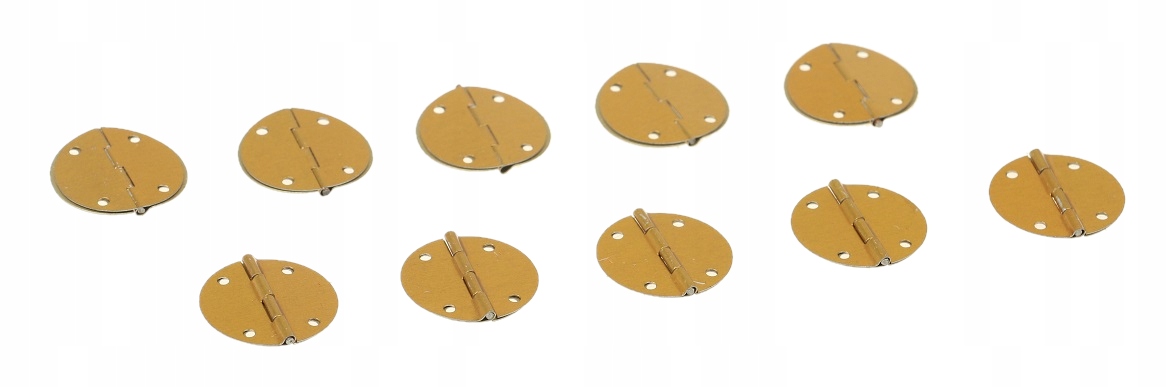 

Zawias Do Kaset Szkatułek Okrągły 25 mm 10 sztuk